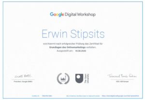 Zertifikat Digital Workshop
